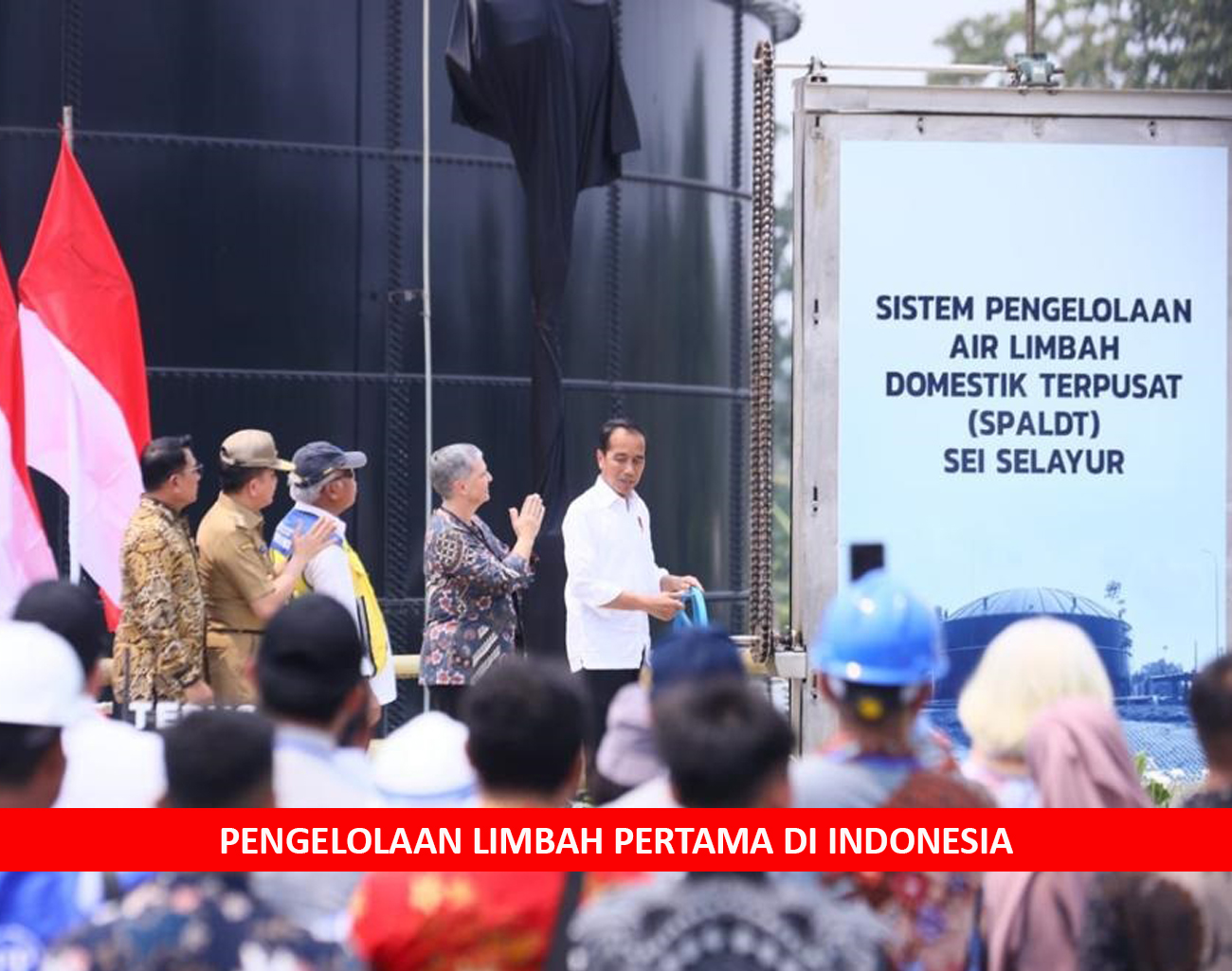 Presiden Jokowi Beri Perhatian Kondisi Air Sungai Musi Palembang yang Tercemar Limbah