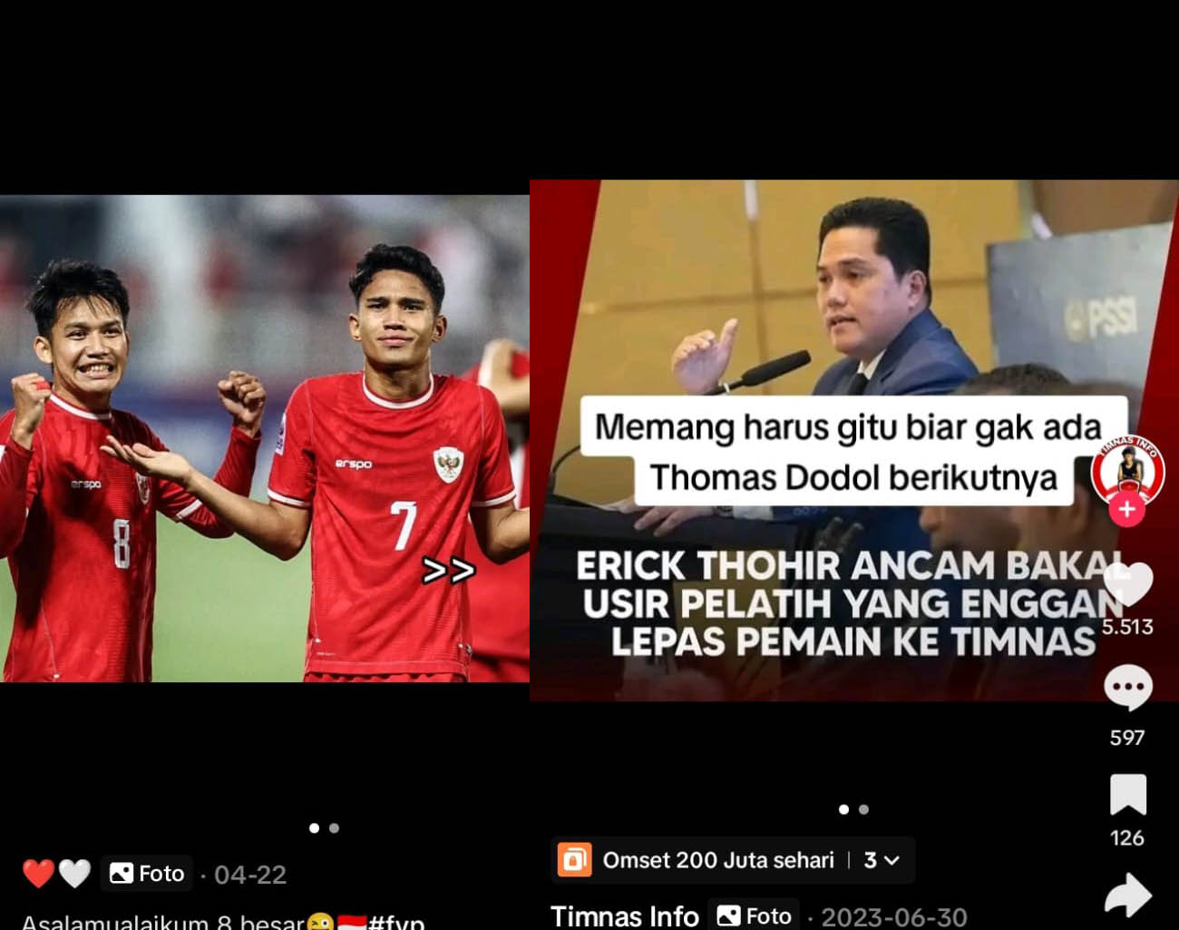 Permintaan Ketua PSSI Erick Thohir, Pelatih Lepas Pemain Gabung Timnas Indonesia, Kualifikasi Piala Dunia 2026