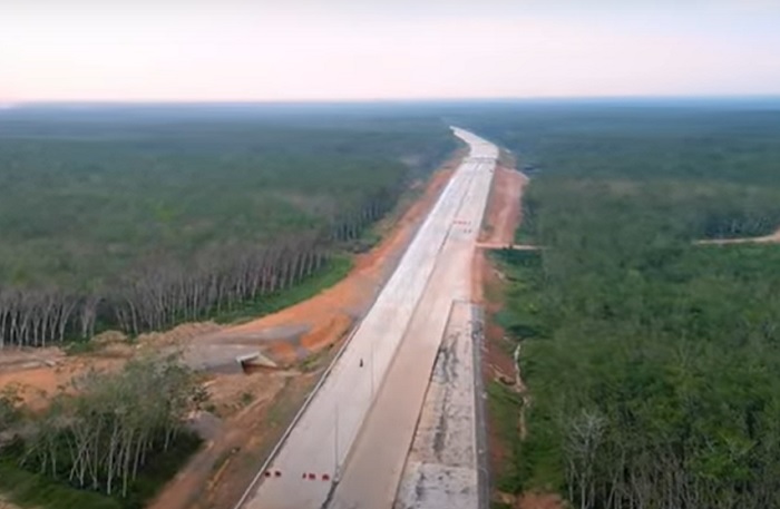 Pembangunan Jalan Tol Palembang-Betung Agustus Selesai