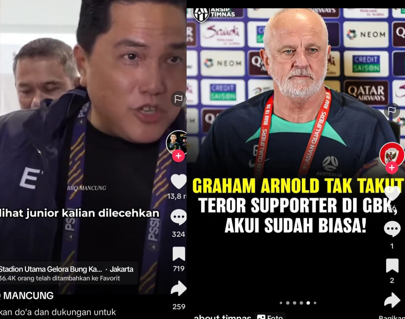 Indonesia Kalahkan Australia, Dendam Erick Thohir Terbalaskan, Graham Arnold, Kualifikasi Piala Dunia 2026