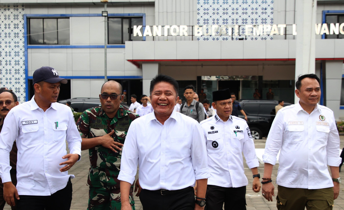 Gubernur Herman Deru Tekankan Agar KPU dan Bawaslu Empat Lawang Mampu Menggelar PSU Secara Profesional 