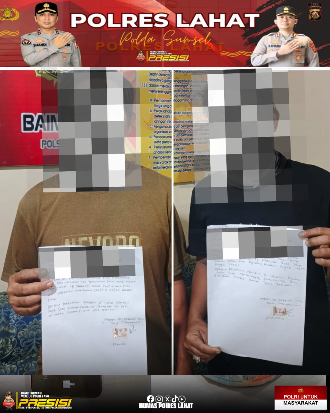 Video Dugaan Pungli Viral, Polres Lahat Amankan Dua Terduga Pelaku