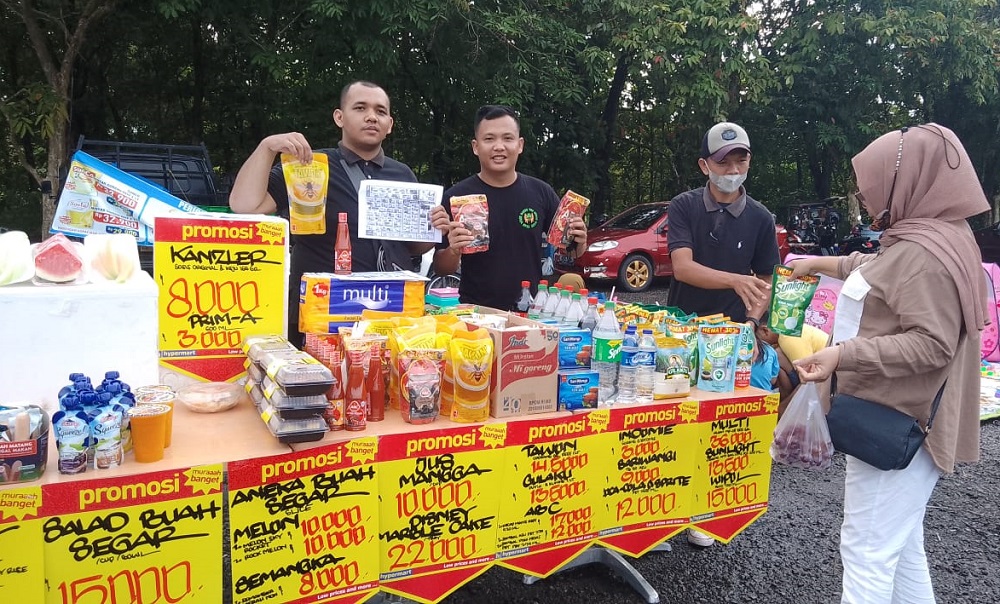 Produk Hypermart Lahat Diserbu Warga di Lapangan MTQ 