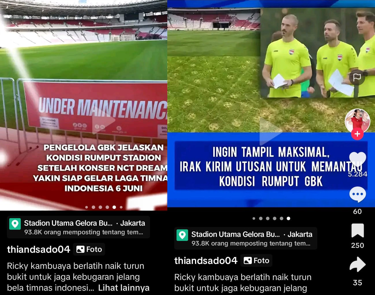 Irak Panik Lawan Indonesia Kualifikasi Piala Dunia, Langsung Utus Tim Tinjau Kondisi Rumput GBK Jakarta