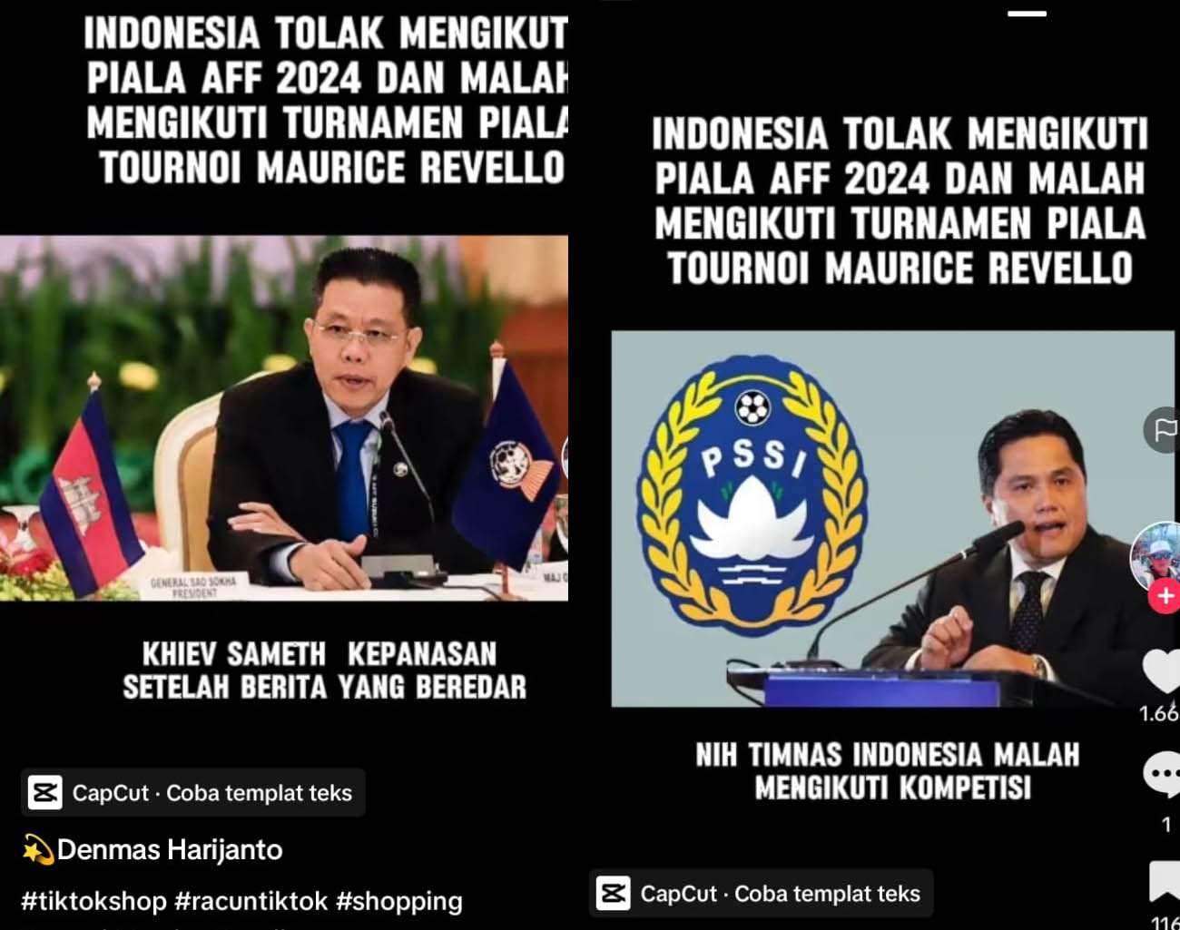 Indonesia Tolak Piala AFF, Presiden AFF Meradang, Erick Thohir Siapkan Pemain Muda, Kualifikasi Piala Dunia