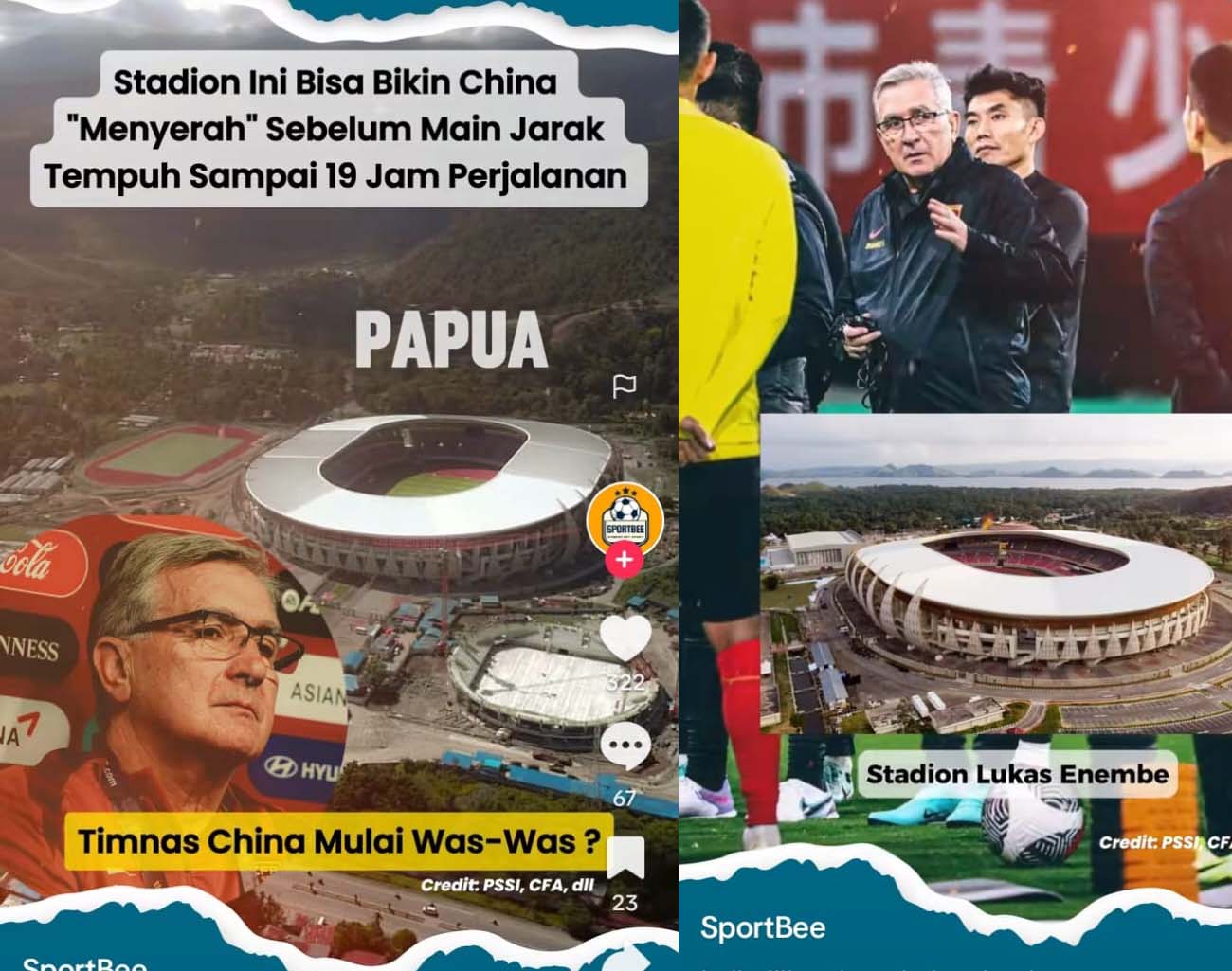 China Menyerah Lawan Indonesia, Erick Thohir Siapkan Stadion Papua, Kualifikasi Piala Dunia 2026