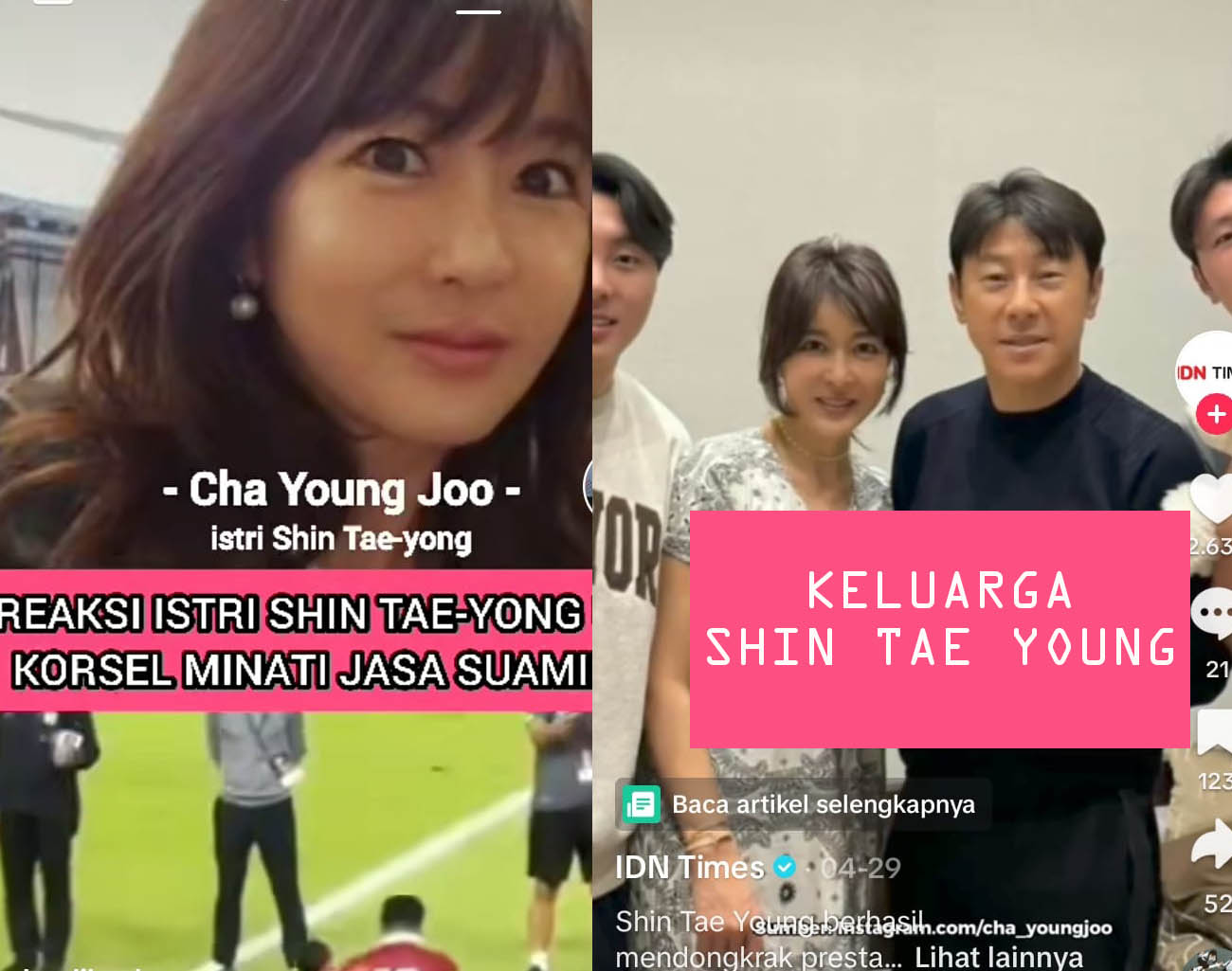Ungkapan Cha Young Joo, Istri Shin Tae Young, Perpanjang Kontrak Pelatih Indonesia, Kualifikasi Piala Dunia
