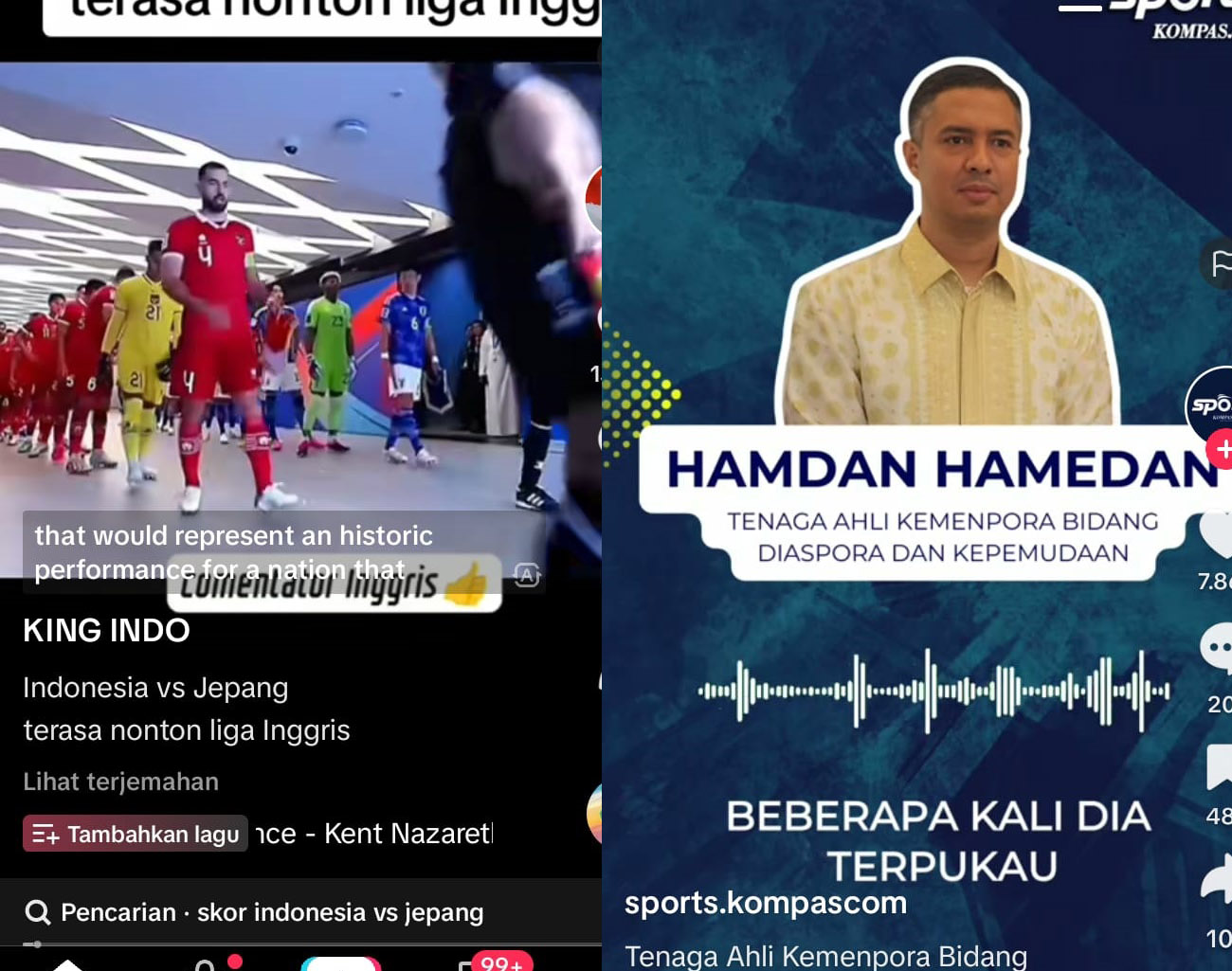 Hamdan Hamedan, Tenaga Ahli Kemenpora Bidang Diaspora dan Kepemudaan: Timnas U-23 Indonesia  Lebihi Target