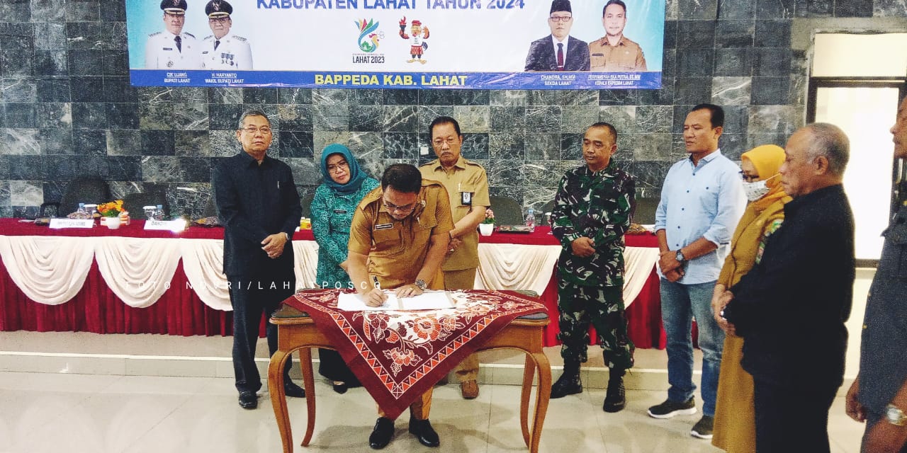 Gelar Forum Konsultasi Publik RKPD 2024, Bupati Lahat Cik Ujang SH Pesan Hal ini Kepada SKPD