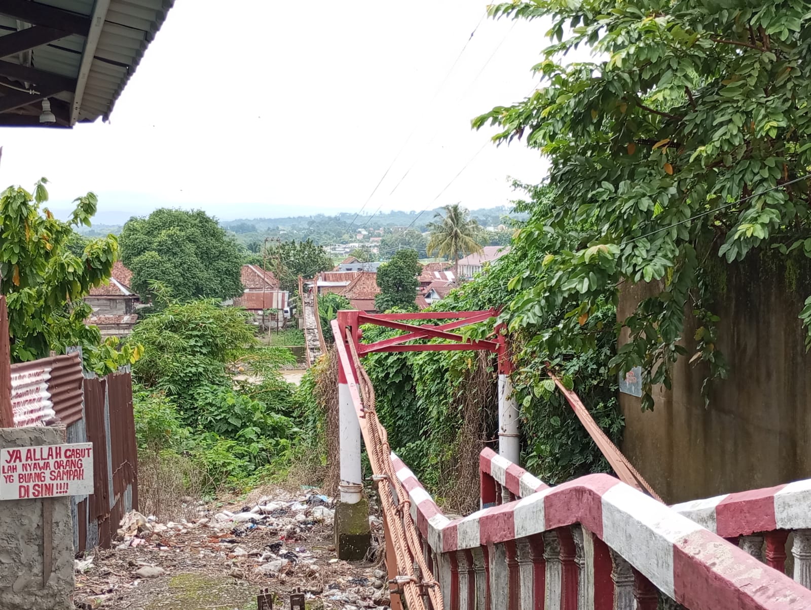 Potret Suram Salah Satu Jembatan Ikonik Kabupaten Lahat Yang Kini Kian Terlupakan