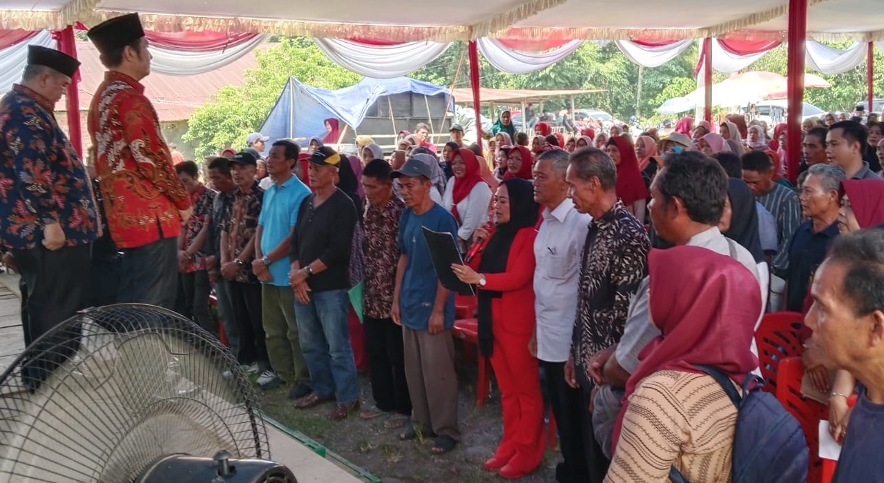 Lagu Indonesia Raya dan Doa Bersama Mewarnai Acara Kampanye Paslon Nomor 1 YM-BM di Karang Dalam