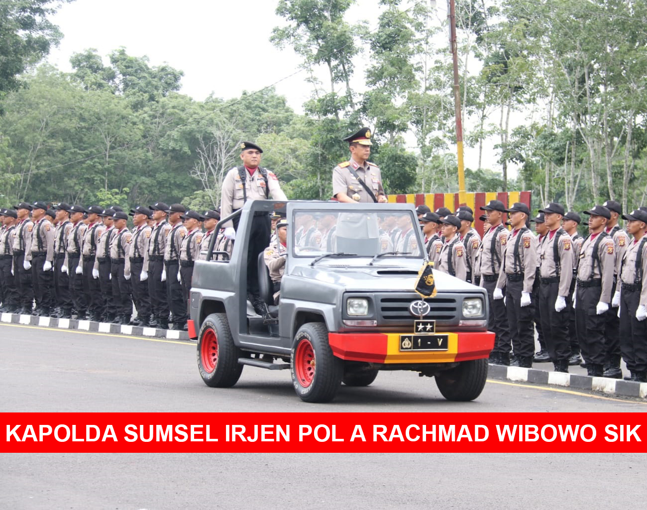 Inilah Pesan Kapolda Sumsel Irjen Pol A Rachmad Wibowo SIK kepada Siswa Bintara di SPN Polda Sumsel