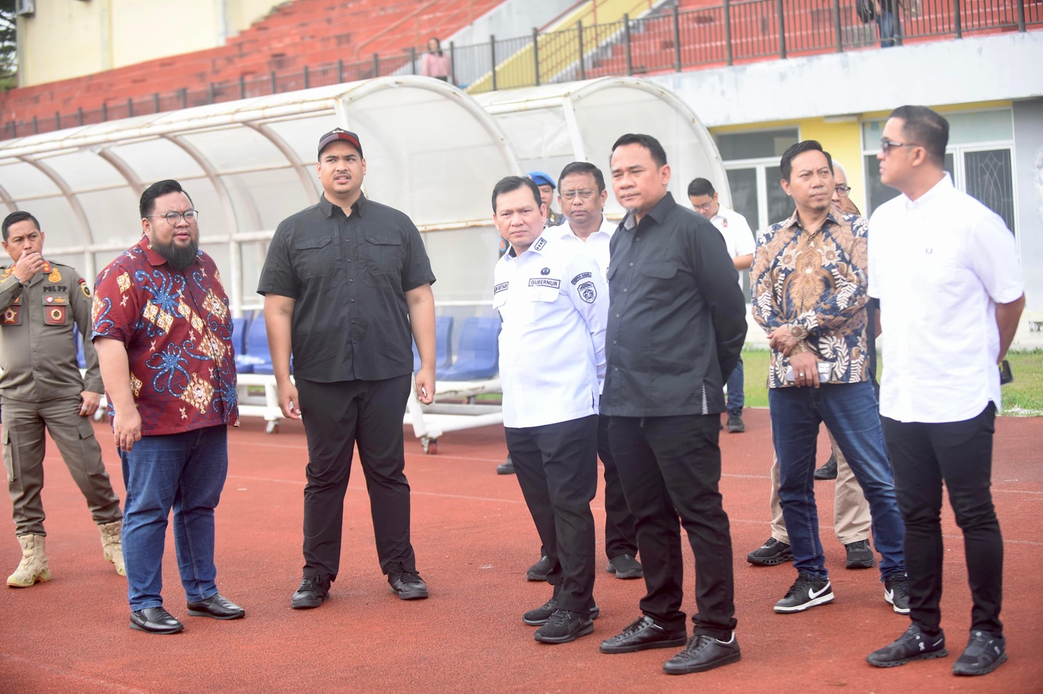 Pj Gubernur Elen Setiadi Dampingi Menpora RI Tinjau Fasilitas Olahraga di Jakabaring Sport City