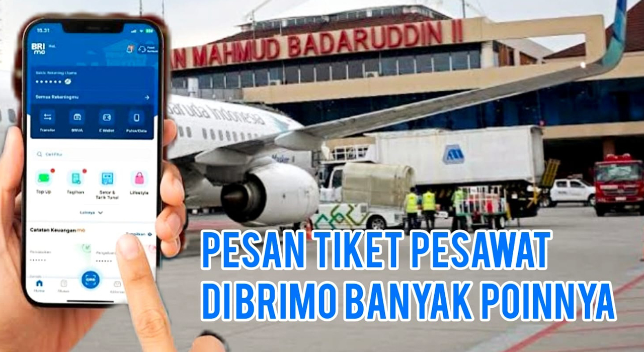 Layanan BRI, Beli Tiket Pesawat Pakai BriMo, Bisa Dapat Poin Reward