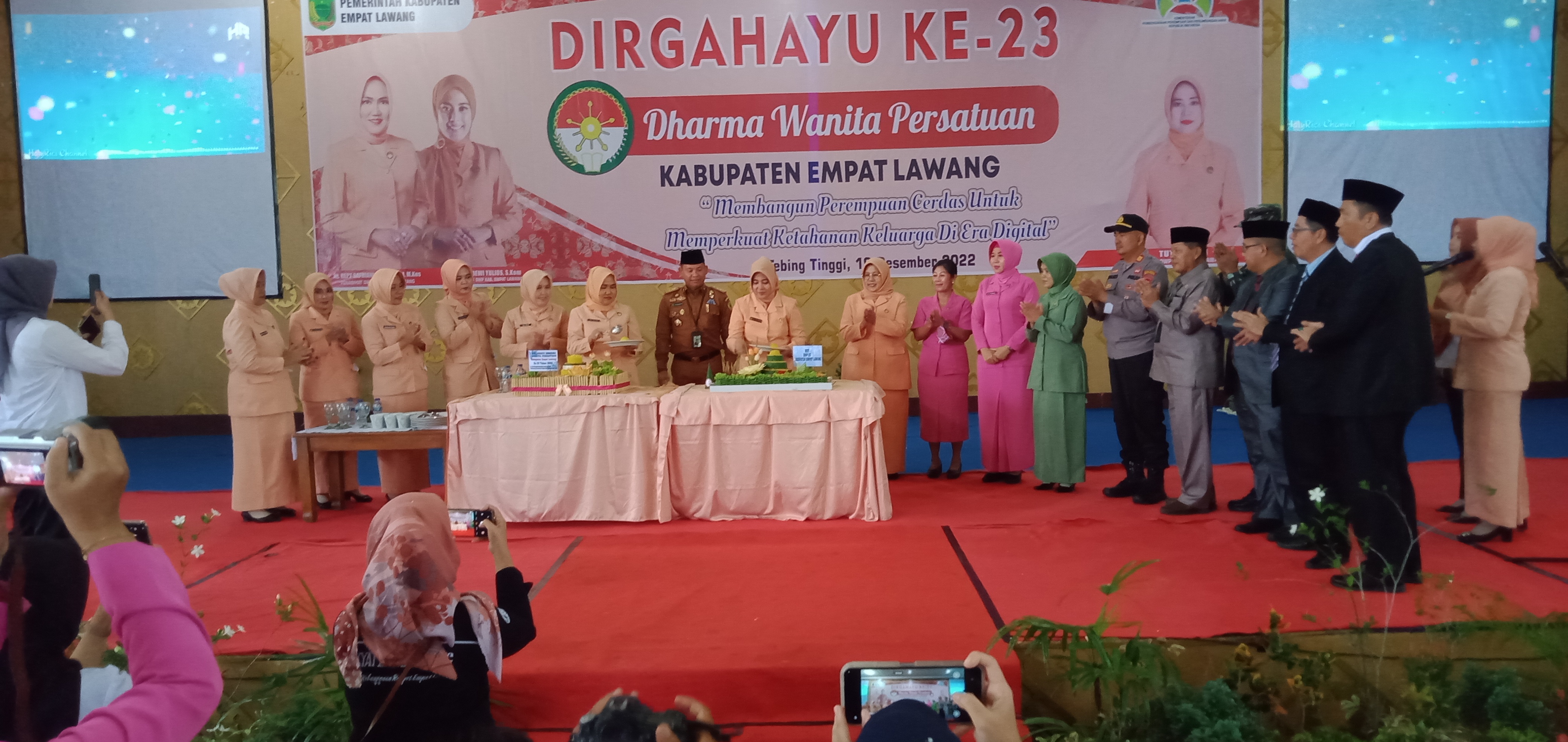 DWP Empat Lawang Gelar Lomba Membuat Nasi Tumpeng