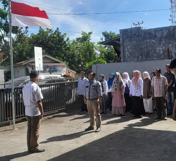 Gelar Apel Pagi Ini Pesan Ketua Panwascam Merapi Barat 