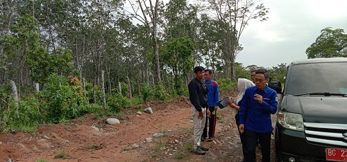 Perintah Bupati Lahat, Tim Aset BPKAD Lahat Tinjau Lokasi Tanah RPH, Kabarnya Ditukar Guling