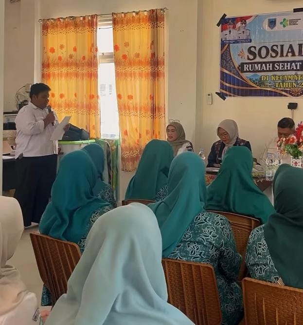 Puskesmas Jarai Sosialisasikan Rumah Sehat Layak Huni kepada Masyarakat