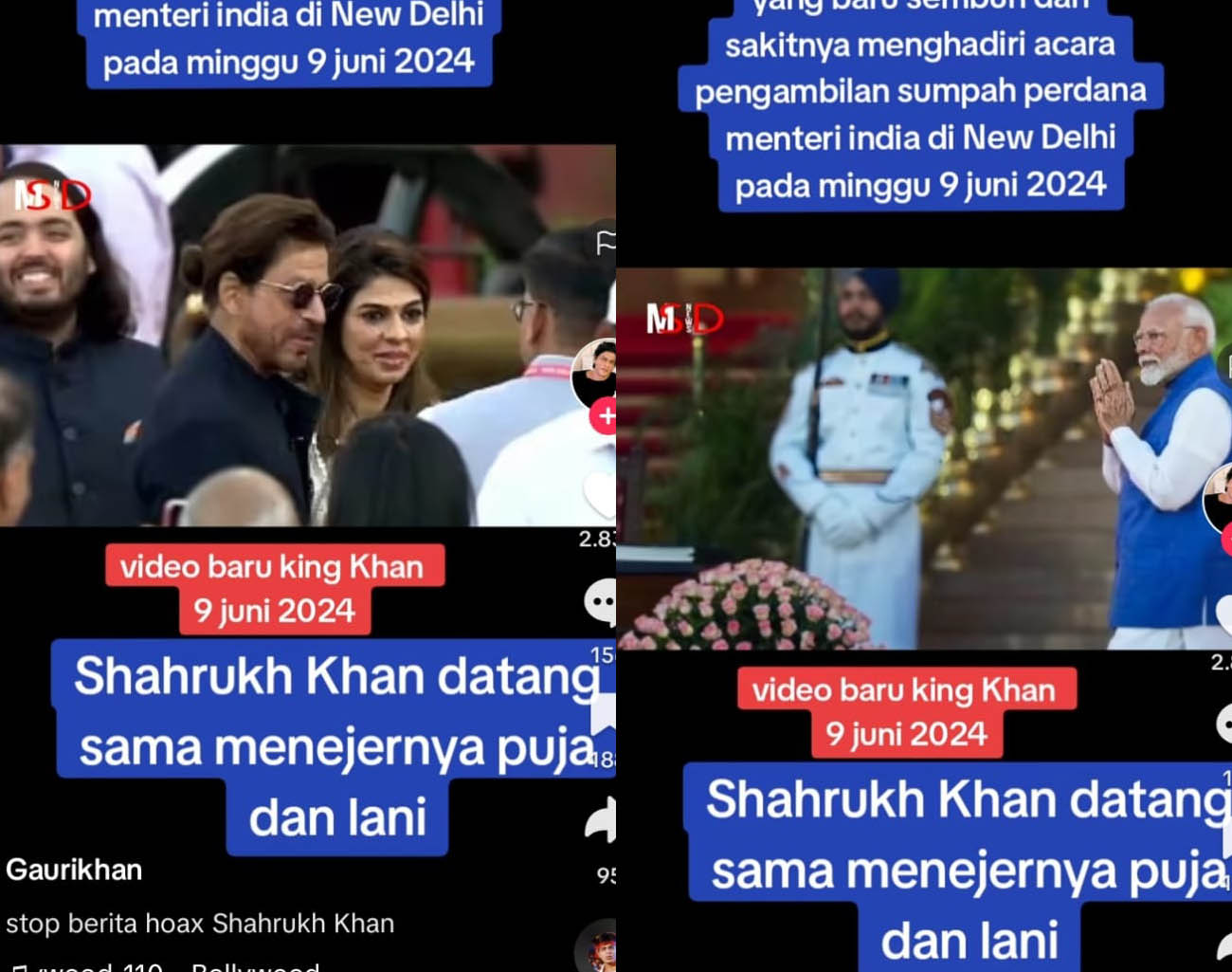 Kabar Terbaru Shah Rukh Khan, Aktor Film Sudah Sembuh, Hadiri Pelantikan Perdana Menteri India