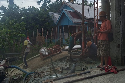 Kades Maspura Atasi Kesulitan Air dengan Sumur Bor dan Bak Penampungan, tapi...