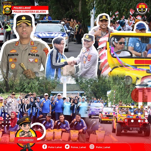 Polres Lahat Turut Bangga Lahat Peroleh Penghargaan Piala Adipura dan Piala Proklim Utama