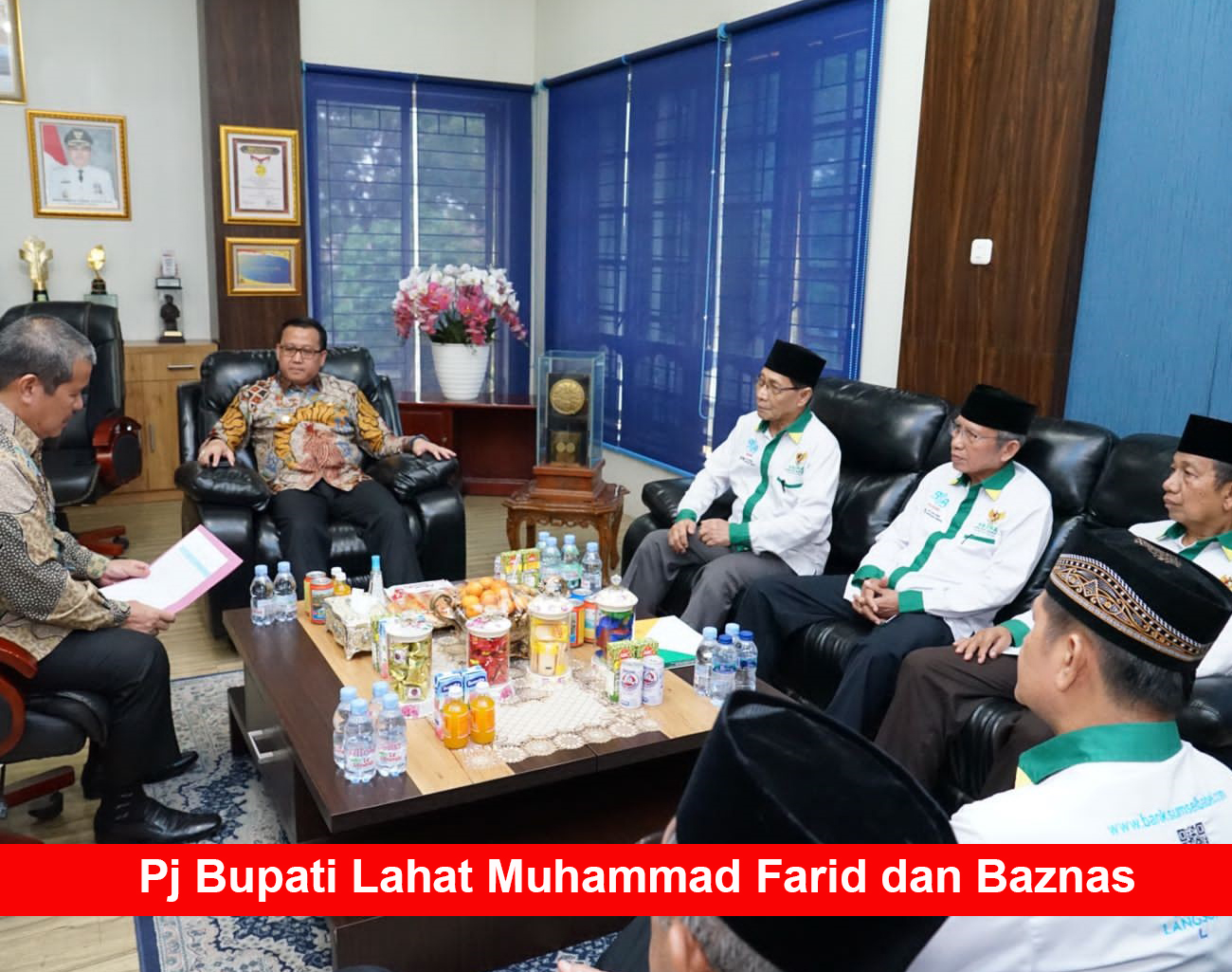 Pj Bupati Lahat Muhammad Farid Terima Audiensi Pimpinan Baznas, Bahas ini