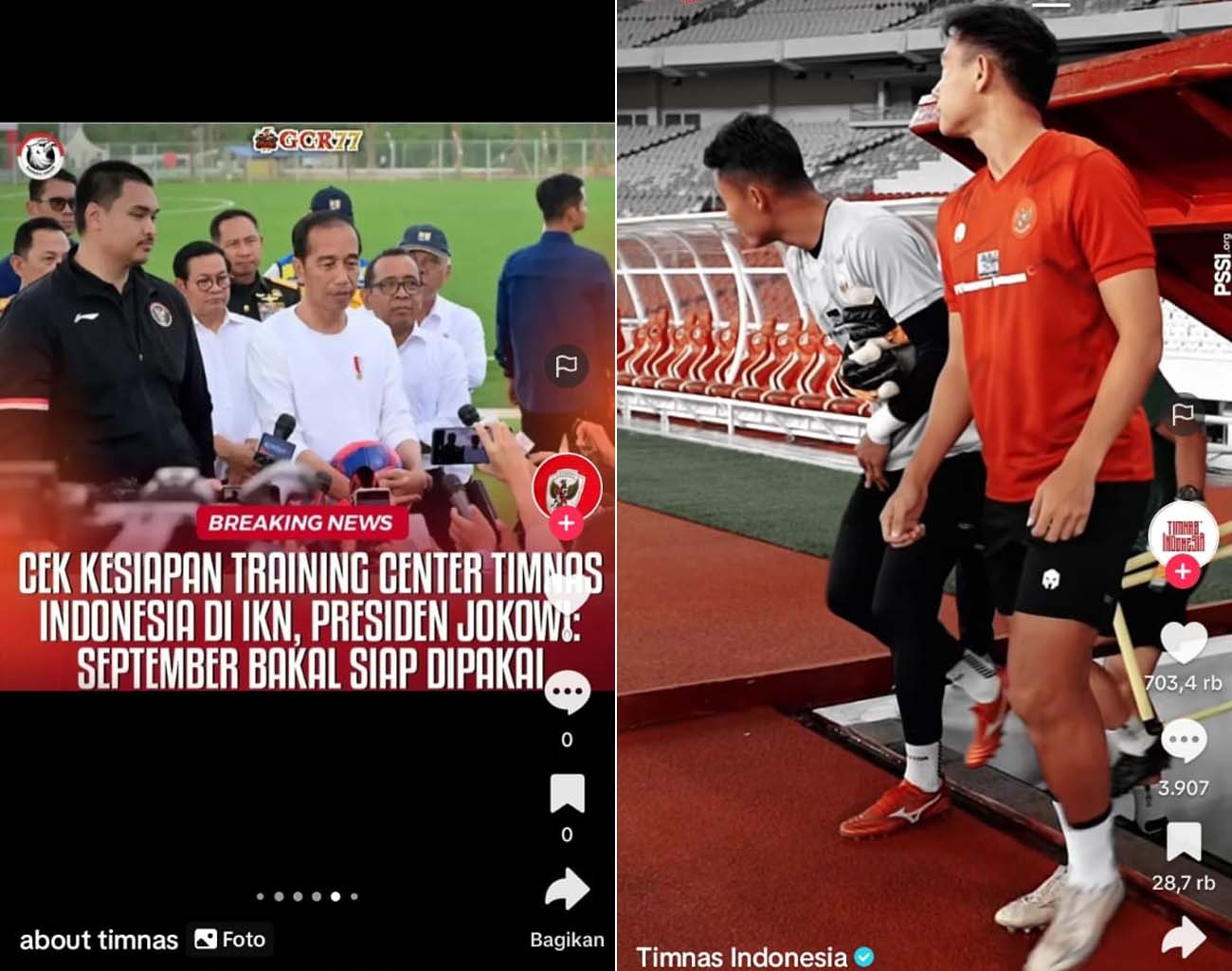 Presiden Jokowi: September Pakai Lapangan IKN, Training Center Timnas Indonesia, Kualifikasi Piala Dunia 2026