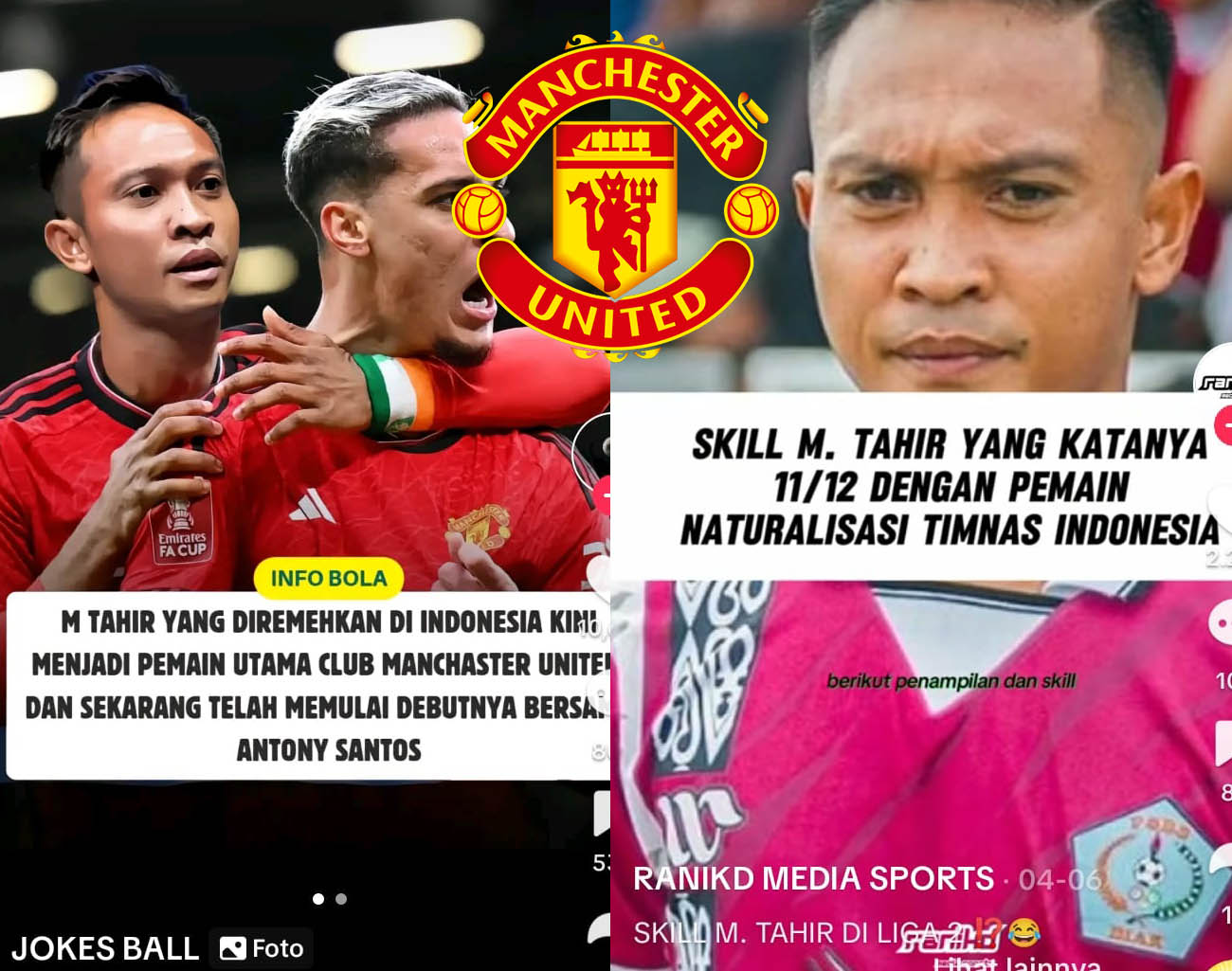 Manchester United Liga Inggris Rekrut M Tahir, Pemain Lokal Indonesia, Shin Tae Young, Kualifikasi Piala Dunia