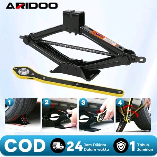 Liburan Nataru, Dongkrak Murah 3 Ton Atasi Pecah Ban Kempes, Peralatan Mobil dan Motor