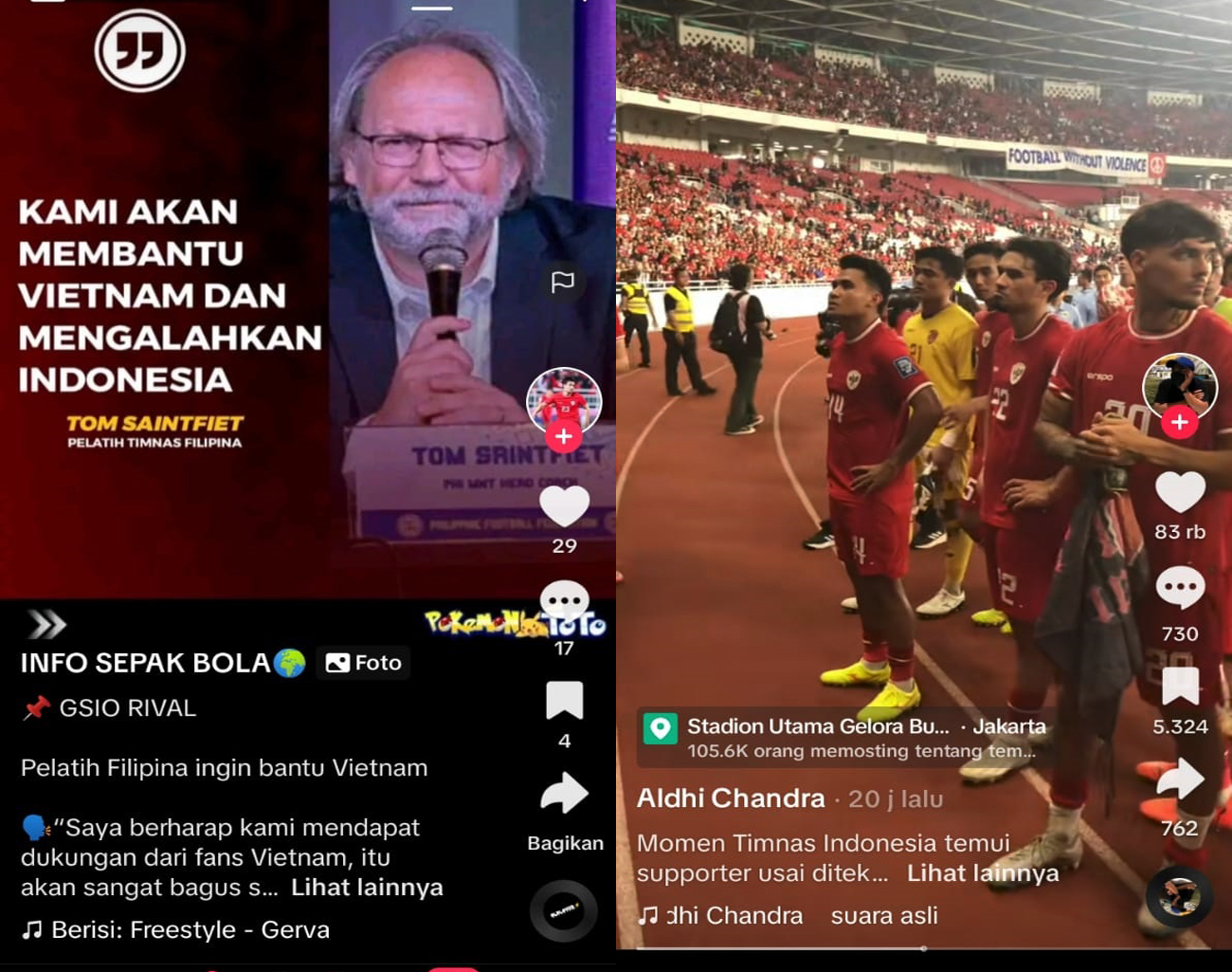 Pernyataan Pelatih Timnas Filipina Tom Saintfiet, Jelang Pertandingan Lawan Indonesia, Kualifikasi Piala Dunia