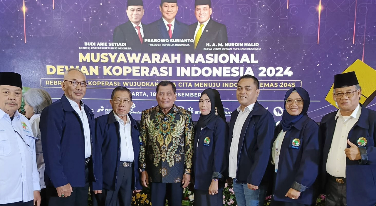 DEKOPINDA Kabupaten Lahat Dukung Penuh Kepemimpinan Nurdin Halid di DEKOPIN 2024-2029