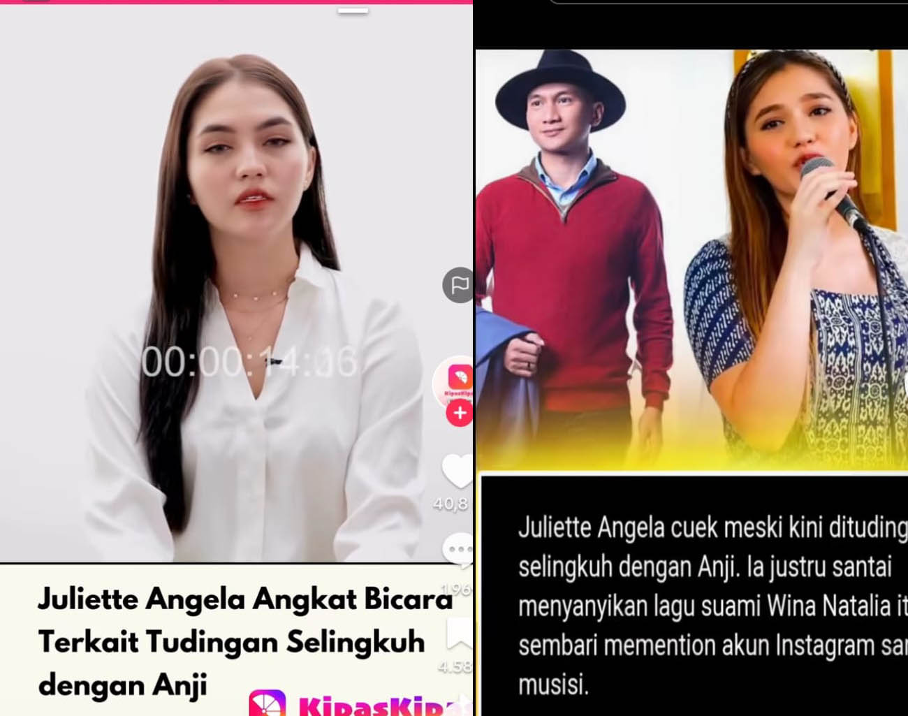 Juliette Angela-Anji Akui Terbang ke Bangkok, Klarifikasi Juliette Angela, Suami Tuding Istri Selingkuh