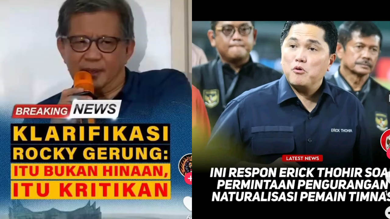 Penyesalan Rocky Gerung, Klarifikasi Pernyataan, Ketua PSSI Erick Thohir, Kualifikasi Piala Dunia 2026