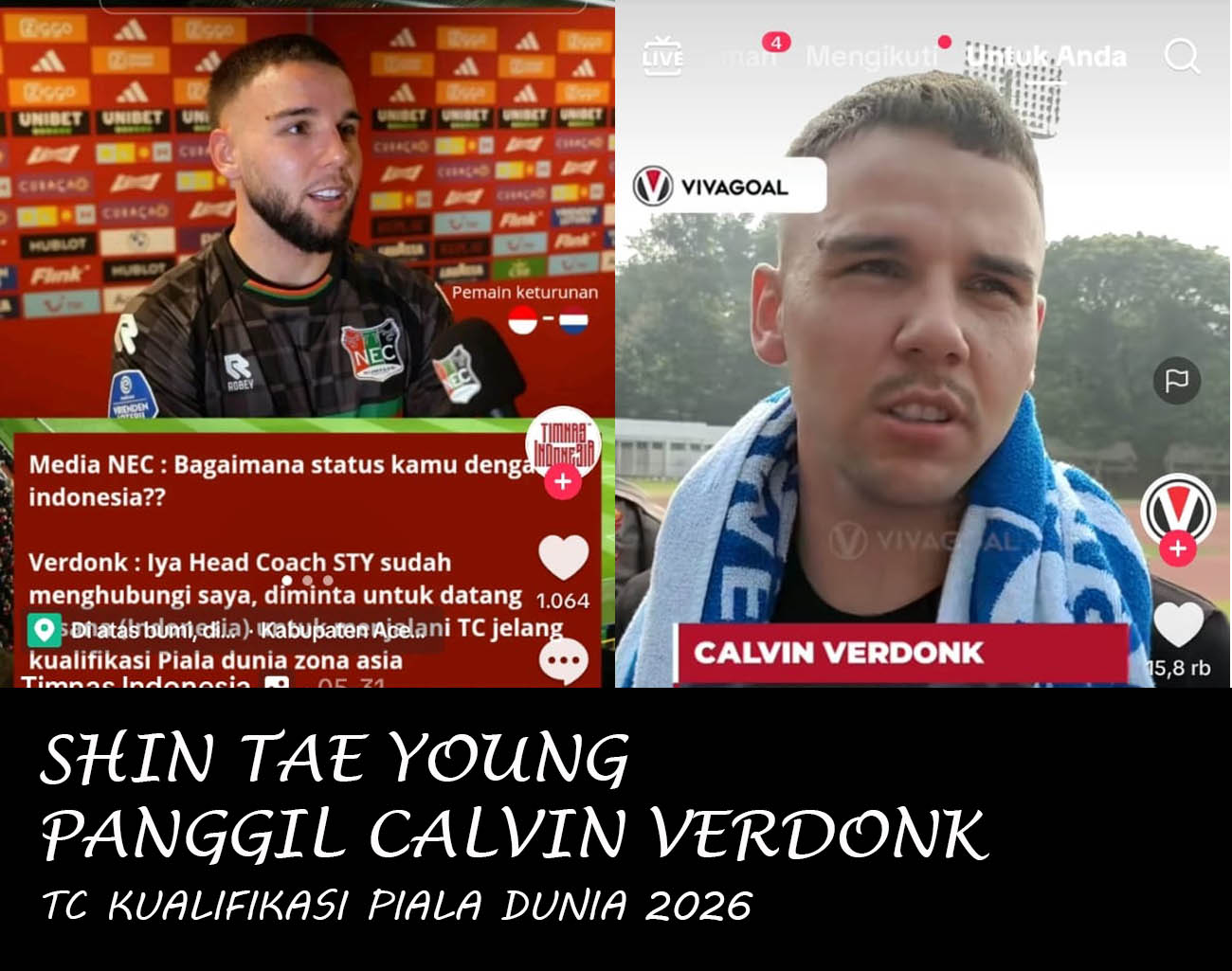 Pelatih Shin Tae Young Panggil Calvin Verdonk, Merapat ke Jakarta, Persiapan TC, Kualifikasi Piala Dunia 2026