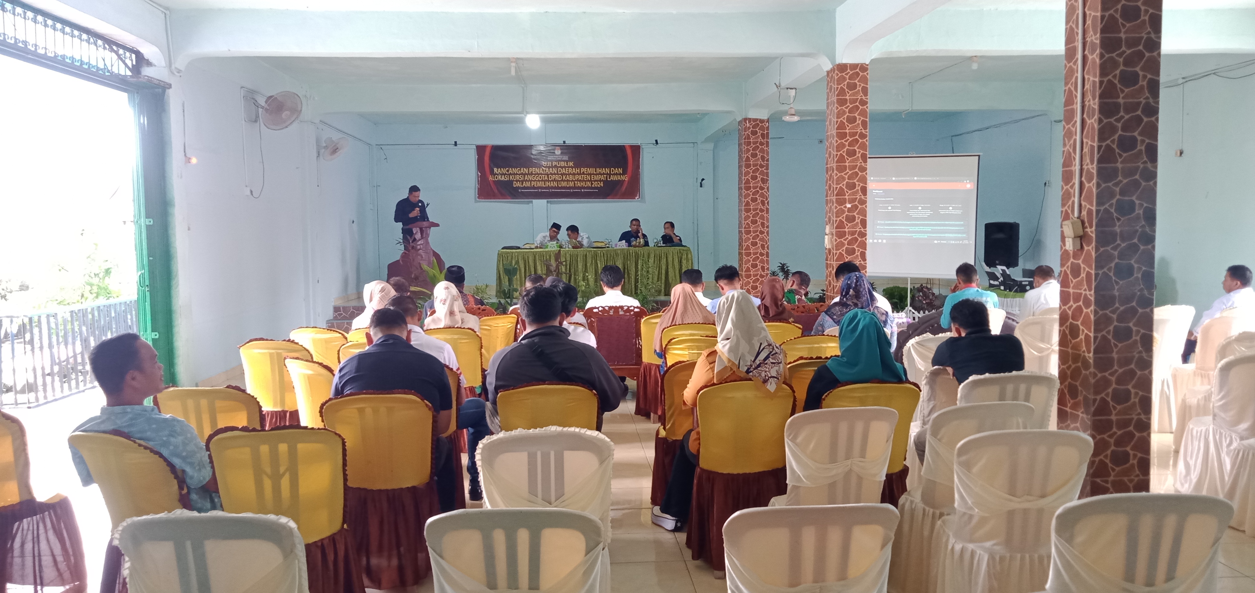 KPU Empat Lawang Gelar Uji Publik Penambahan Dapil