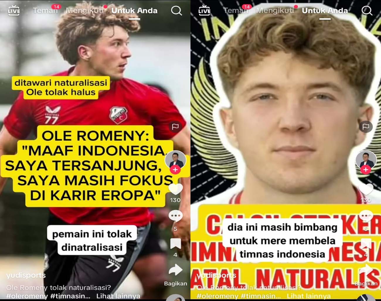 Penyerang Asal Medan Gabung Indonesia, Ole Romeny Tersanjung, Pemain Keturunan, Kualifikasi Piala Dunia 2026