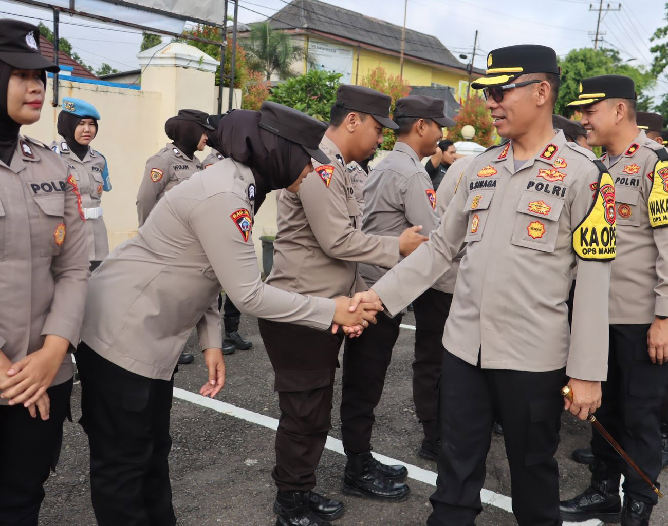 Kapolres Lahat Laksanakan Tradisi Halal Bihalal dengan Seluruh Personel Polres Lahat