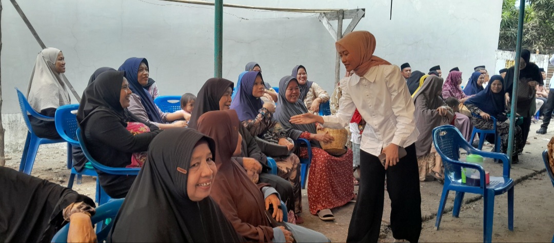 Cawabup Lahat Widia Ningsih Melayat di Dua Tempat di Kecamatan Merapi barat