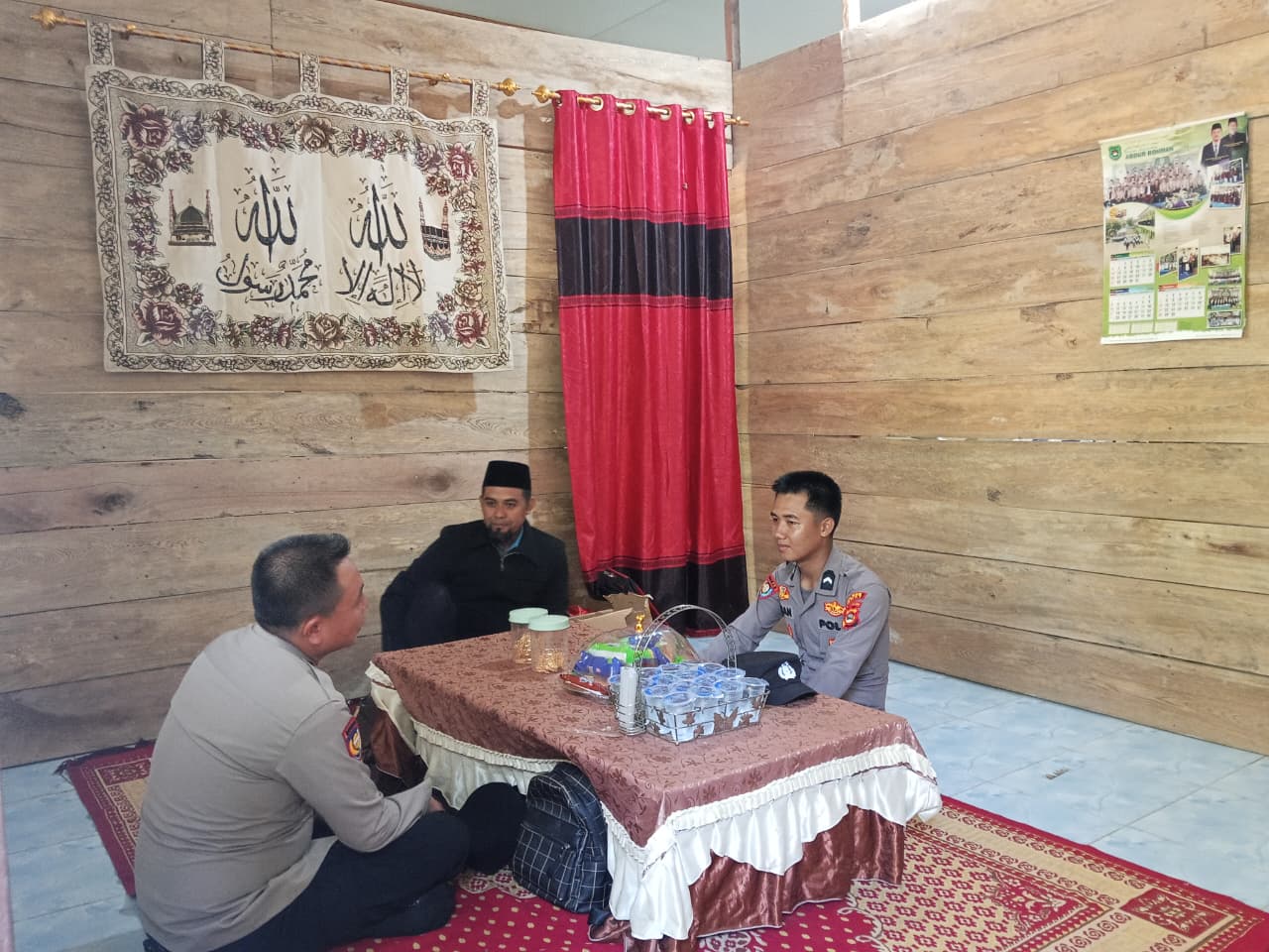 Calling System Sambang Sat Binmas kepada Tokoh Agama Ketua MUI Merapi Selatan