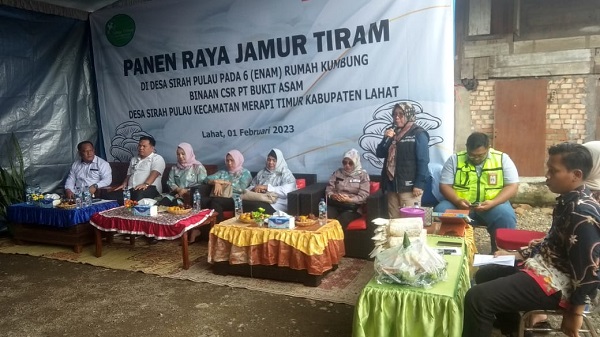 Kisah Menarik, Berawal dari Demo Banjir, Berakhir dengan Panen Perdana Jamur Tiram 