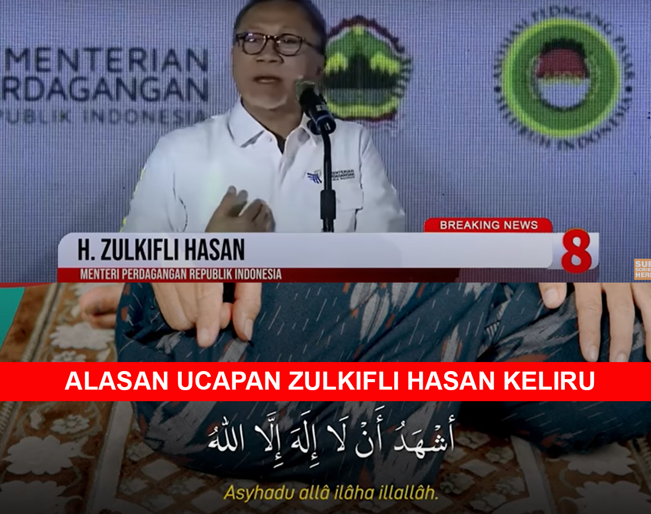 Inilah Alasan Ucapan Zulkifli Hasan Keliru, Perintah Sebut Kata Amin Dalam Salat Bukan dari Manusia Biasa 