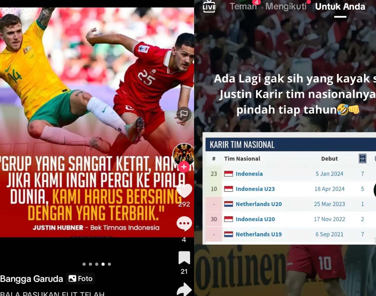 Bek Timnas Indonesia Menyala, Justin Hubner, Pemain Keturunan, Kualifikasi Piala Dunia 2026