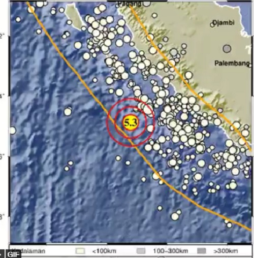 Tiga Kali Terjadi Gempa