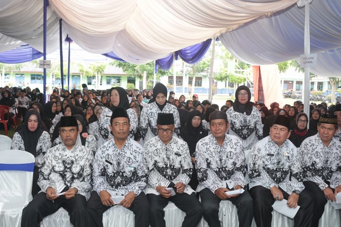 Jaga Nama Baik Profesi Guru, Pelantikan Pengurus PGRI Ranting Kecamatan se-Jarai Area