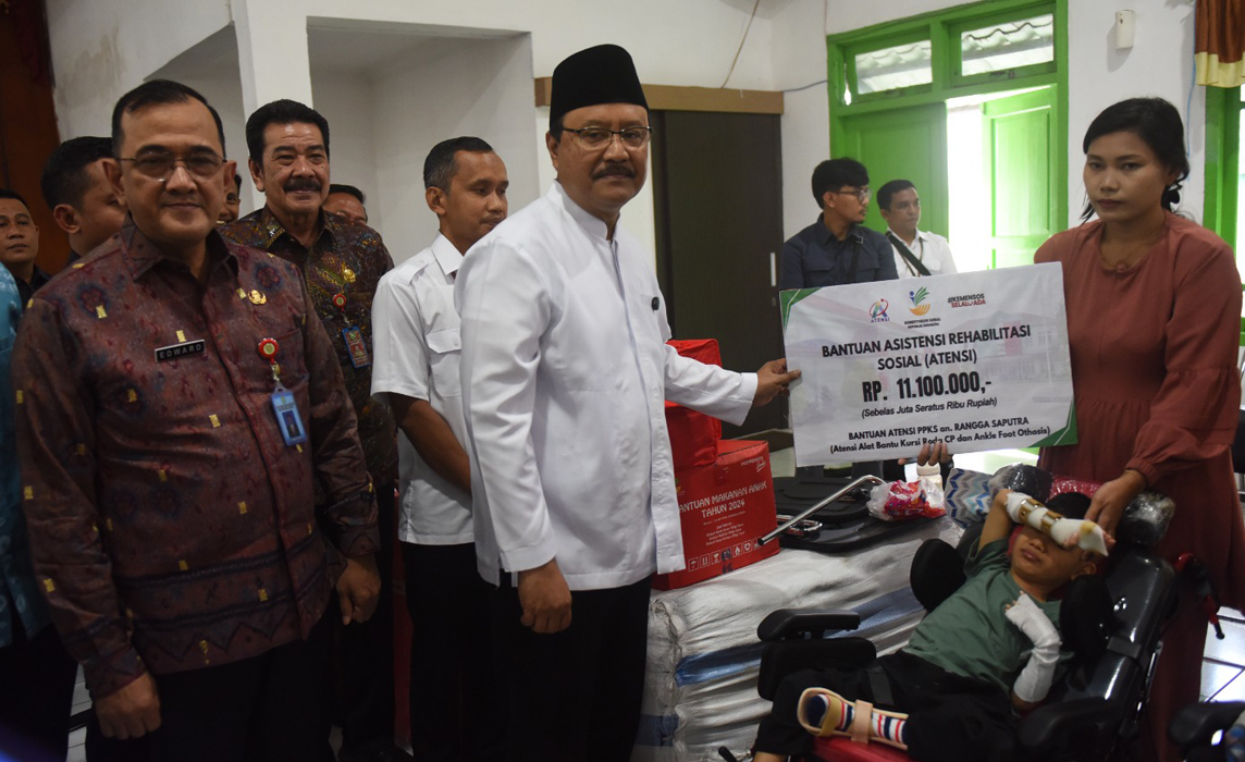 Pemprov Sumsel Dapat Bantuan Buffer Stock Kesiapsiagaan Penanggulangan Bencana dari Kemensos RI