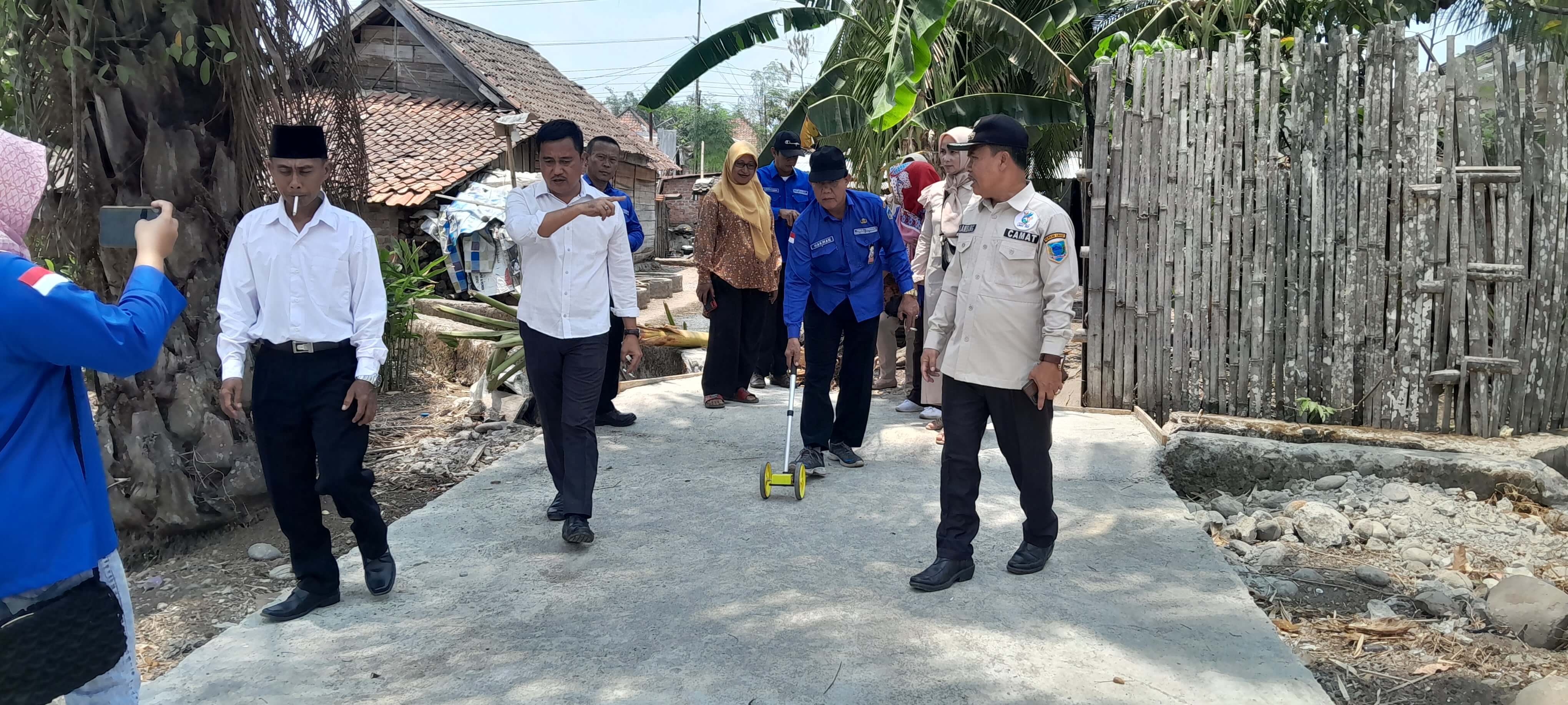 Hasil Monev Kecamatan Merapi Barat di Desa Muara Temiang