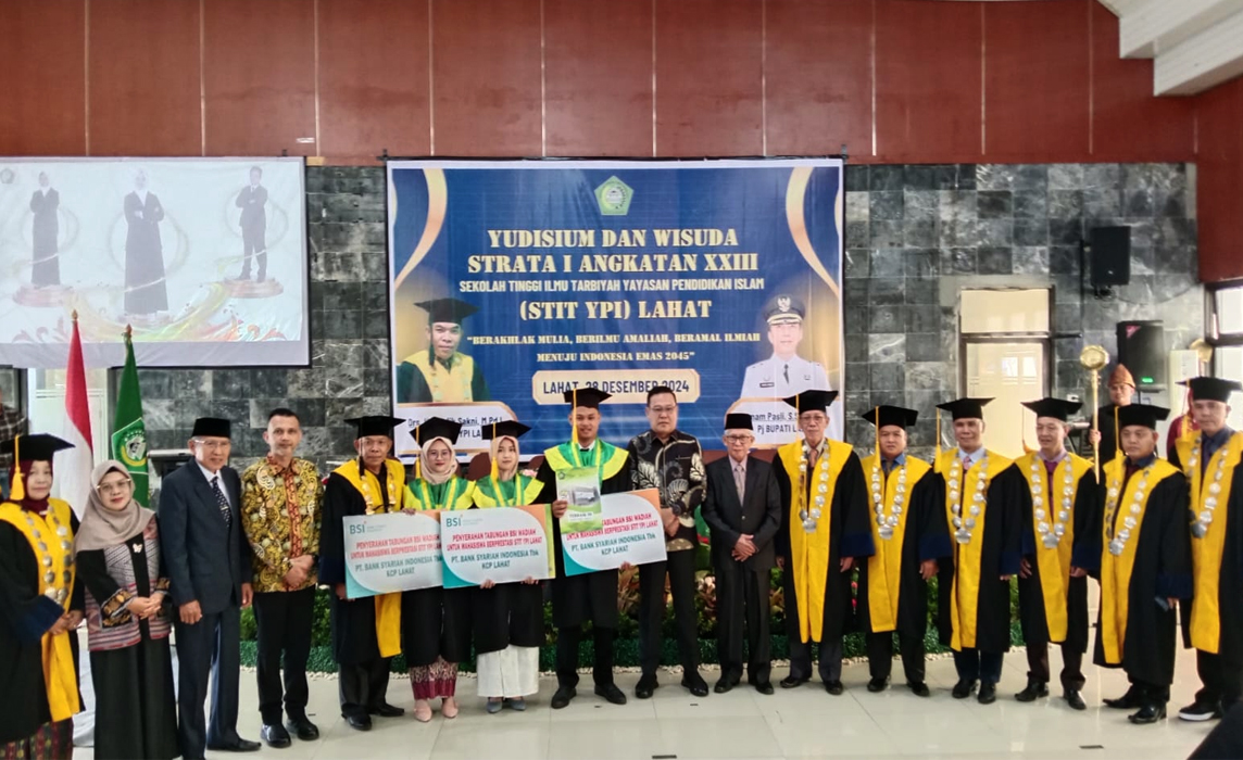 STIT YPI Lahat Wisuda 36 Mahasiswa Mahasiswi Strata 1 Angkatan XXIII Tahun 2024, Siapkan 3 Prodi Baru