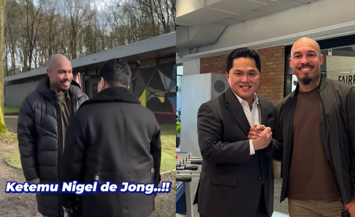 Lawatan Ketua PSSI ke Belanda, Erick Thohir Bertemu Nigel de Jong, Kualifikasi Piala Dunia 2026