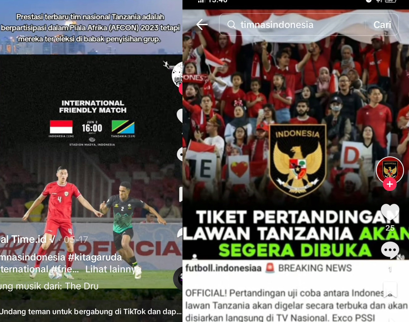 PSSI Segera Jual Tiket Pertandingan Timnas Indonesia vs Tanzania, Uji Coba Jelang Kualifikasi Piala Dunia