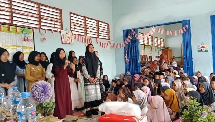 Tanamkan Nilai Akhlak Mulia pada Siswa SD Negeri 17 Manggul Gelar Peringatan Maulid Nabi